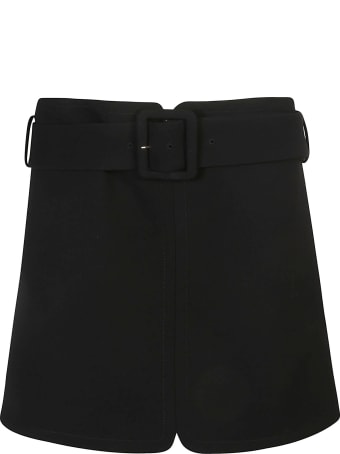 Versace Belt-waist Skirt