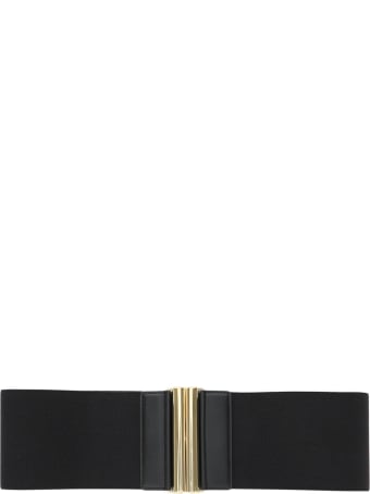 Dolce & Gabbana Stretch Belt With Monogram