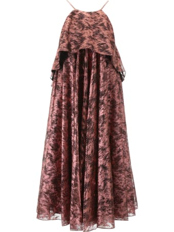 Halpern Metallic Dress