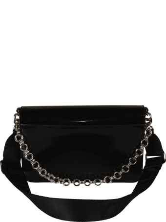 Furla Chain Detail Flap Logo Shoulder Bag