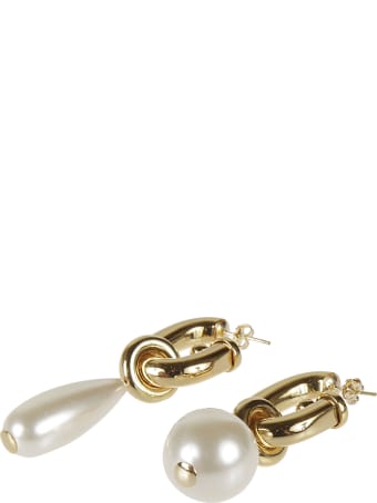 Paco Rabanne Round Pearl Earrings