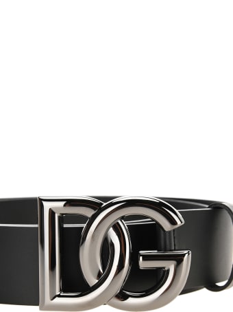 Dolce & Gabbana Dolce&gabbana Crossed Dg Logo Belt