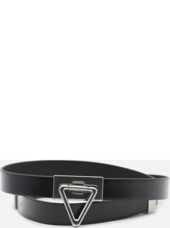 Bottega Veneta Point Lock Leather Belt