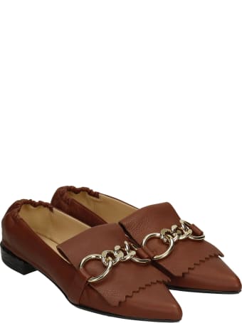 Fabio Rusconi Loafers In Leather Color Leather