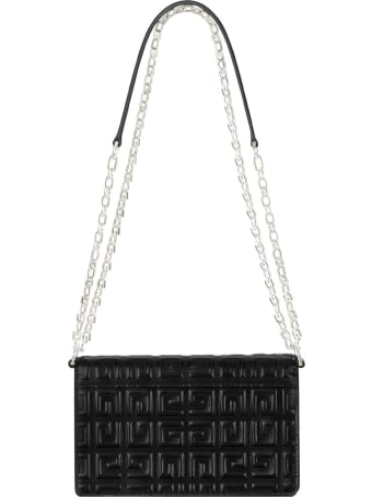 Givenchy 4g Shoulder Bag In Black Leather