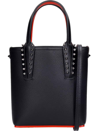 Christian Louboutin Cabata Hand Bag In Black Leather