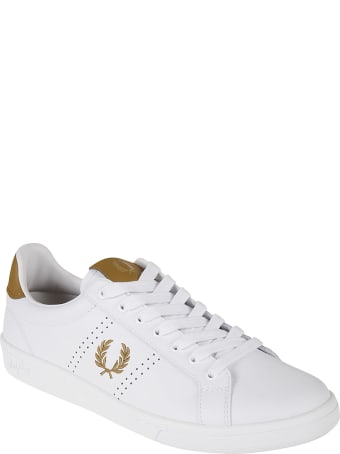 Fred Perry Logo Embroidered Sneakers