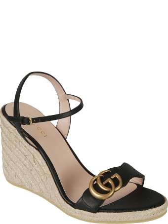 Gucci Lifford Wedge Sandals