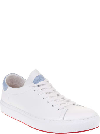Andrea Ventura Man White And Light Blue Giannutri Sneakers