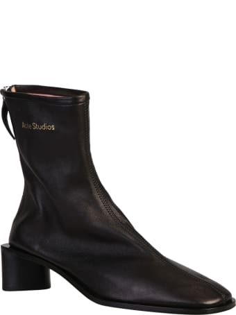 Acne Studios Branded Ankle Boots