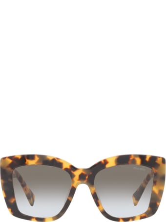Miu Miu Eyewear Miu Miu Mu 04ws Light Havana Sunglasses