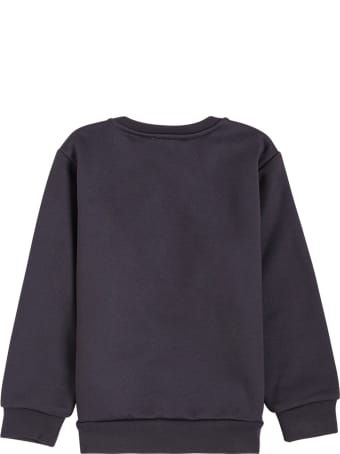 Emporio Armani Black Modal Blend Sweatshirt With Logo