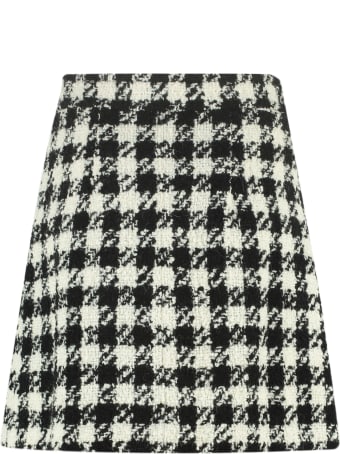 Rodebjer Beata Houndstooth Mini Skirt