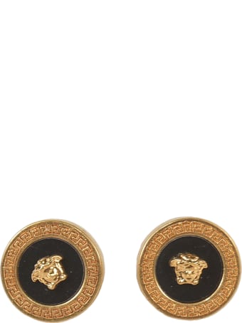 Versace Medusa Head Round Earrings