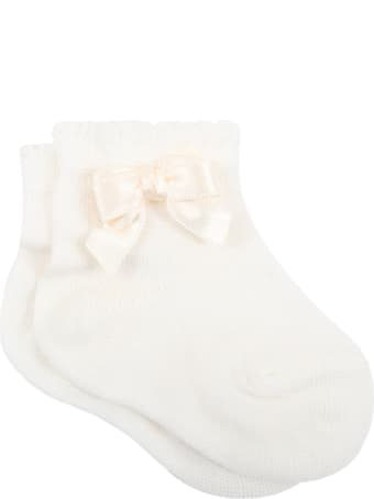 Story loris Ivory Socks For Babygirl