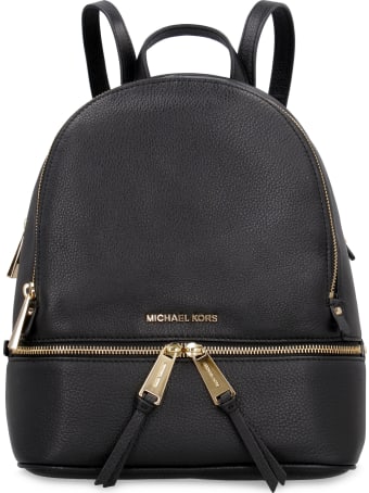 Michael Kors Rhea Leather Medium Backpack