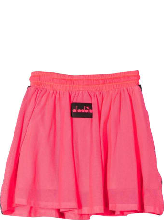 Diadora Diadora Kids Fluo Pink Skirt