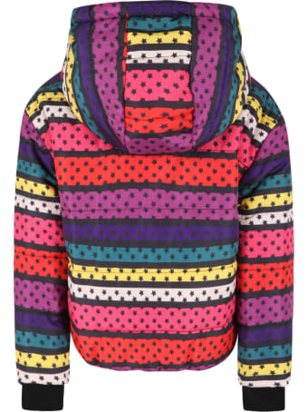 Rykiel Enfant Multicolor Jacket For Girl With Stars