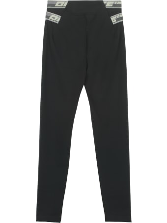 Off-White Elasticated Waist Leggings
