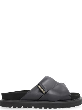 Moncler Fantine Leather Sandals