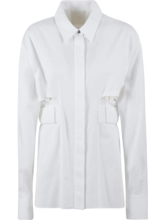 Givenchy Cut-out Detail Plain Shirt