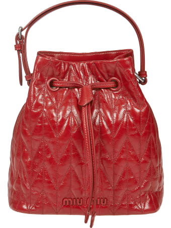 Miu Miu Quilted Bucket Bag
