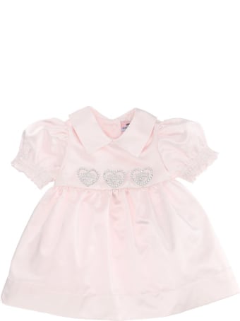 Chiara Ferragni Pink Eyeheart Twill Dress