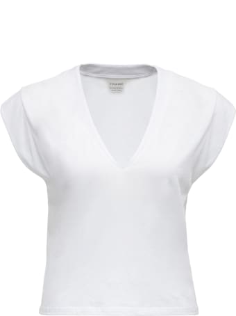 Frame Le High Rise Muscle Black T-shirt