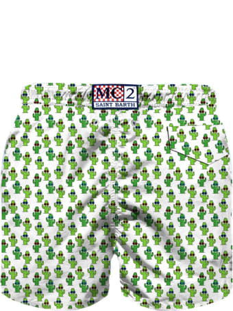 MC2 Saint Barth Cactus Sun Boy Light Swim Trunks