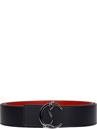 Christian Louboutin Belts In Black Leather