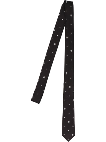 Alexander McQueen 'strass&skull' Tie