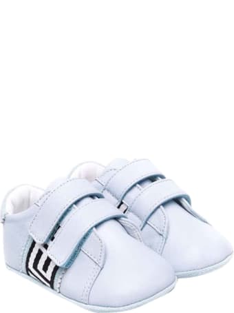 Versace Young Baby Girl Blue Shoes