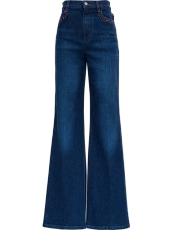 Chloé Wide-leg Bell Jeans
