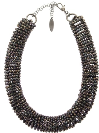 Brunello Cucinelli Vetro And Sterling Silver Necklace