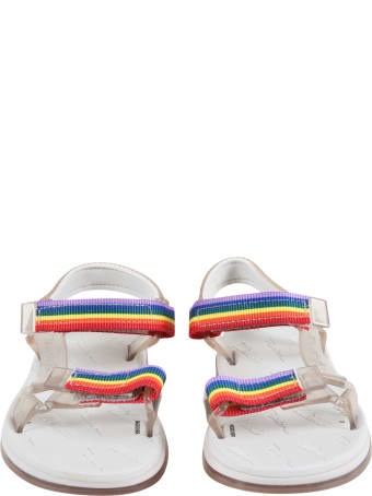 Melissa Transparent Sandals For Kids With Logo