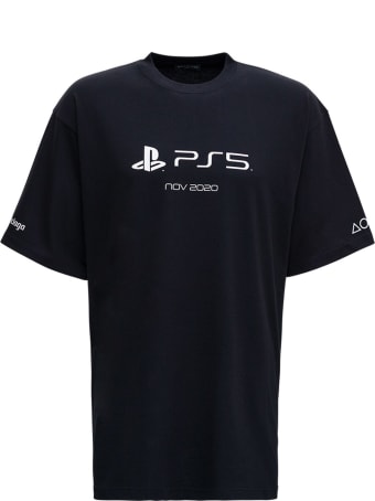 Balenciaga Cotton T-shirt With Playstation Boxy Print