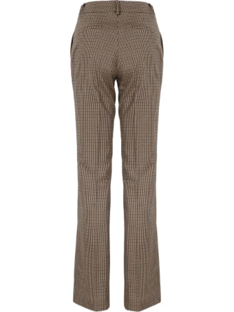 Parosh Check Flannel Trousers