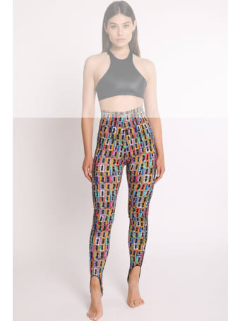 Marion Zimet Leggings With Lycra Gaiters