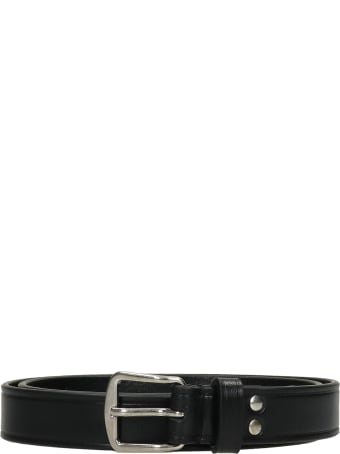 Ann Demeulemeester Bent Belts In Black Leather