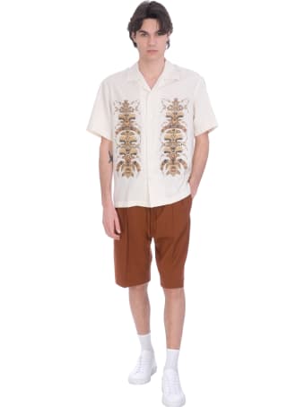CMMN SWDN Shirt In Beige Silk