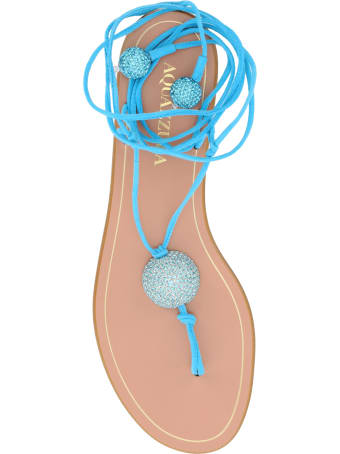 Aquazzura Jackie Flat Sandals