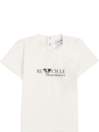 Emporio Armani Recycled Cotton T-shirt With Print