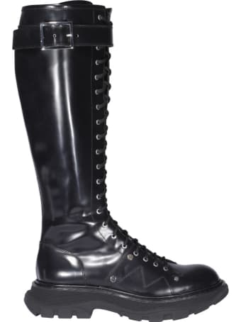 Alexander McQueen Laced Up Boots