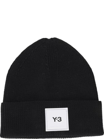 Y-3 Adidas Y3 Logo-patch Beanie