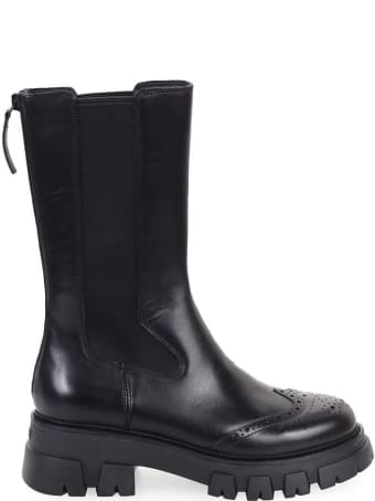 Ash Lennox Black High Chelsea Boot