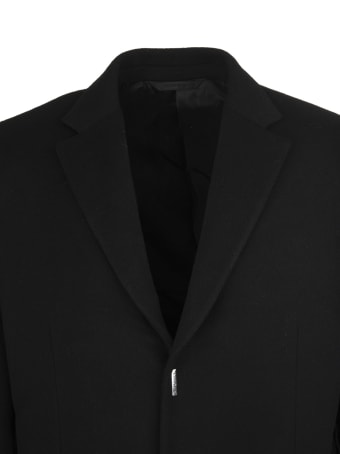 Givenchy Man Black Wool And Cashmere Coat