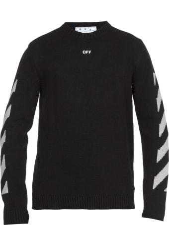 Off-White Diagonal Print Sweater