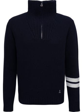 The Seafarer Blue Wool Sweater