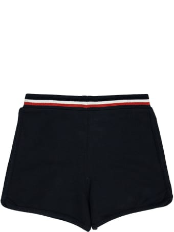 Moncler Drawstrings Logo Shorts Blue