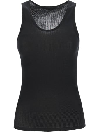 WARDROBE.NYC Ribbed Cotton Tank Top
